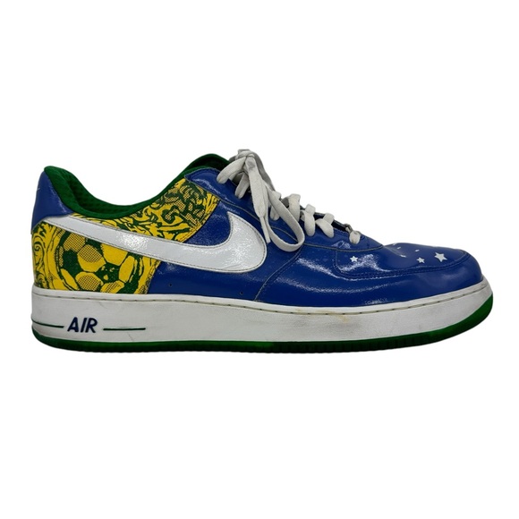 Nike AIR FORCE 1 PREMIUM COLLECTION ROYALE 'RONALDINHO' Size 18 - RARE - Picture 4 of 16